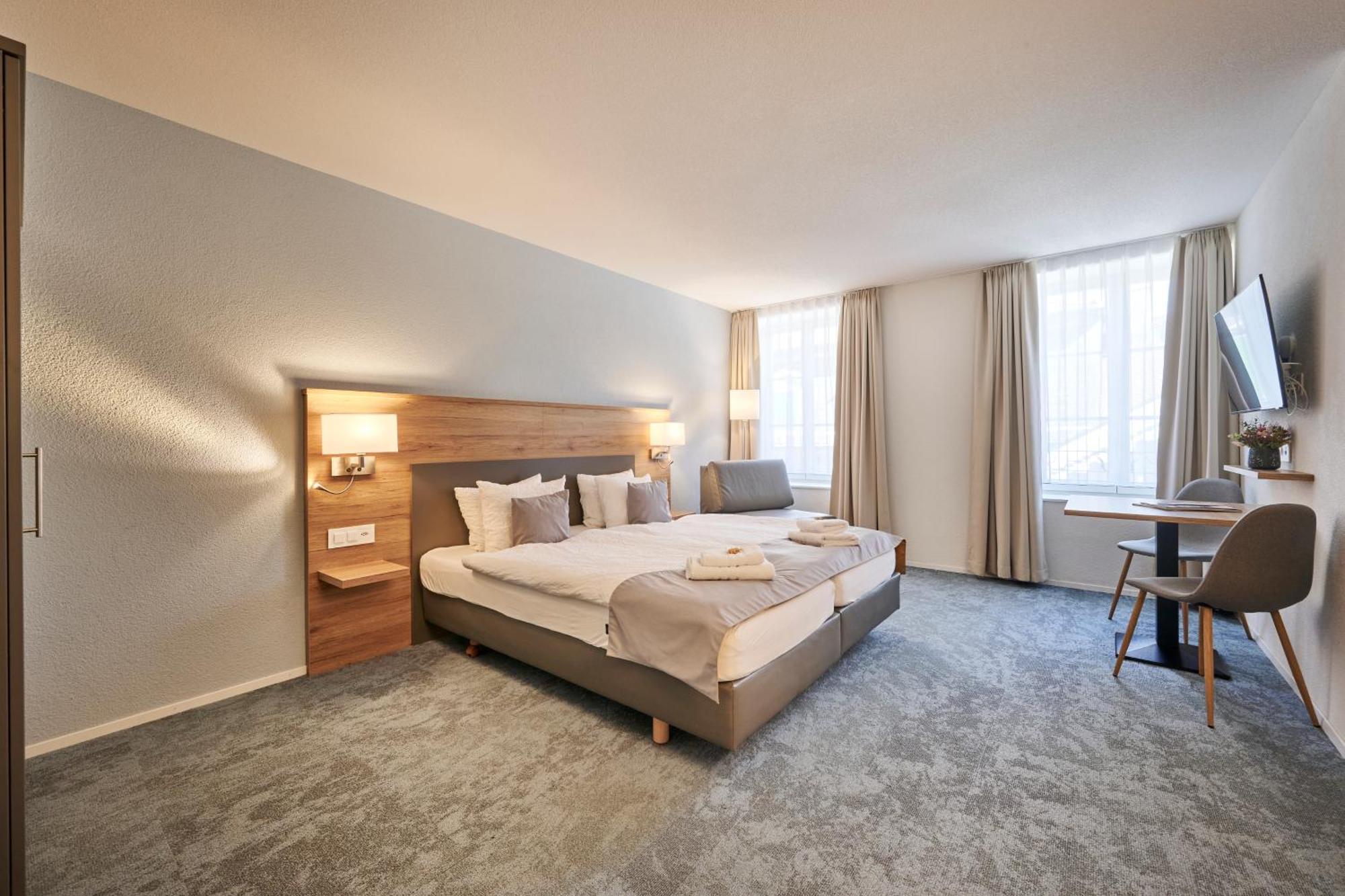 Aparthotel Krone - Self Check-In Unterseen Exterior foto